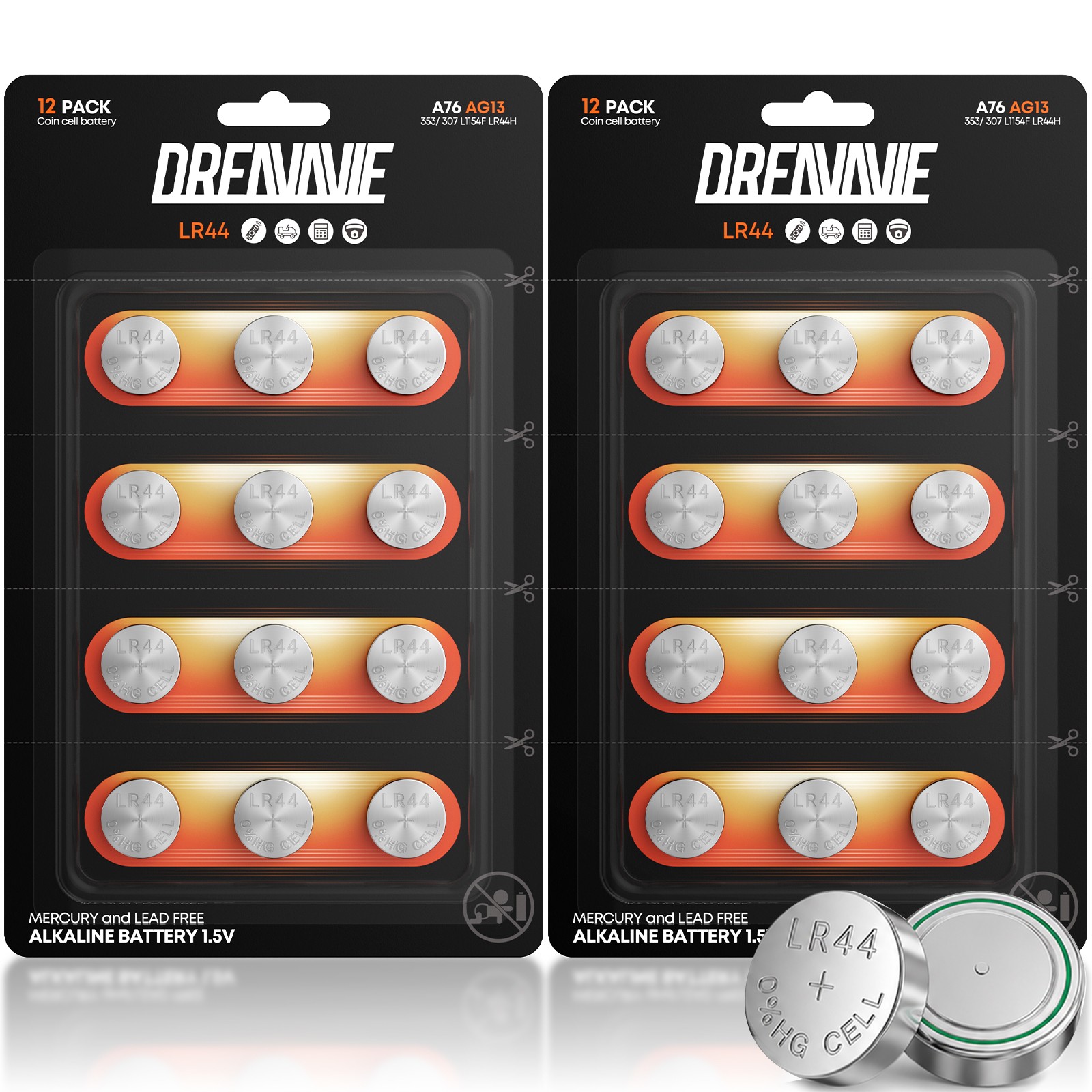 CR2032 Battery 3V Lithium Battery Coin Button Batteries 30 Count