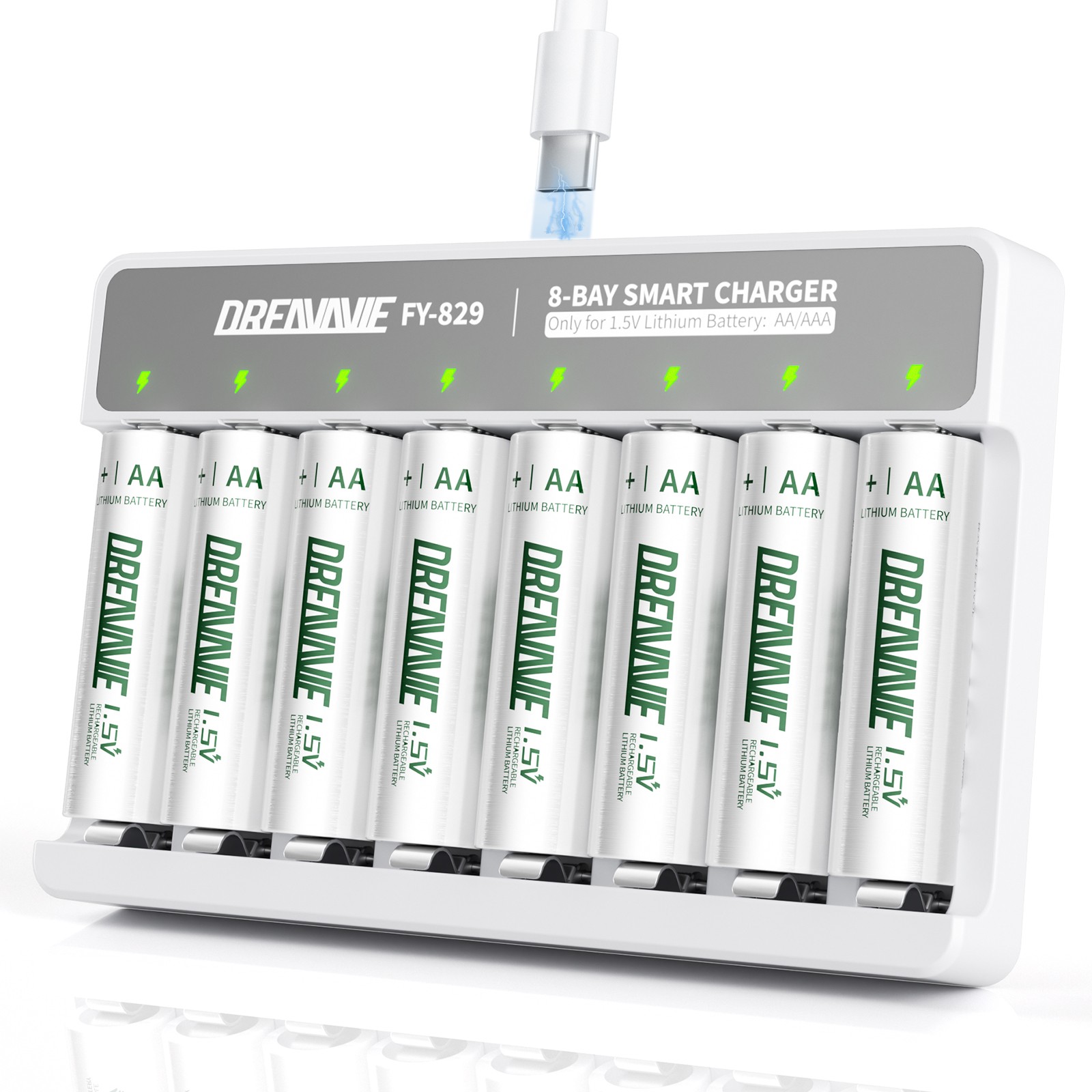 AA AAA C D SC Battery Charger